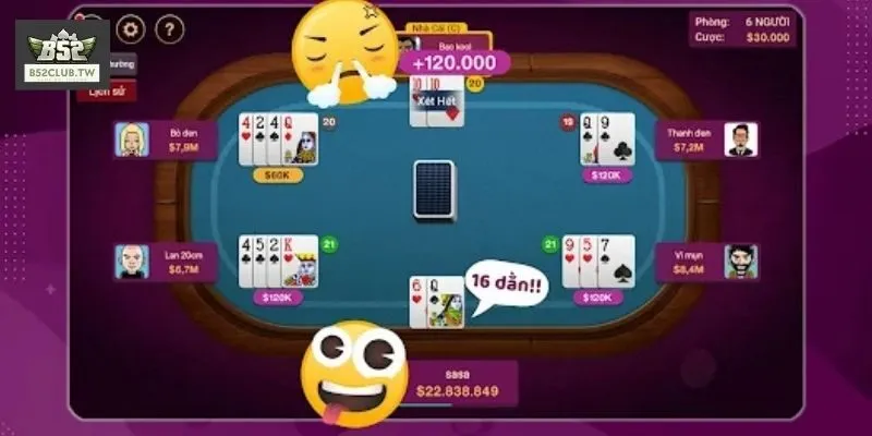 Cách xác định thắng thua trong một ván bài