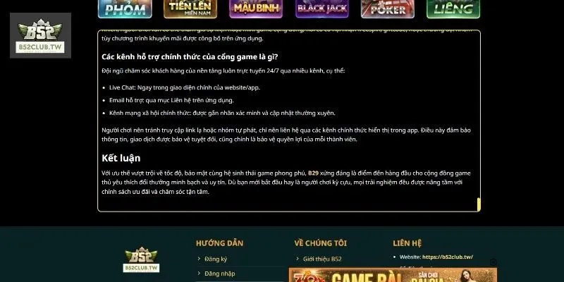 Thắc mắc thường gặp về giao dịch thành viên tại B52